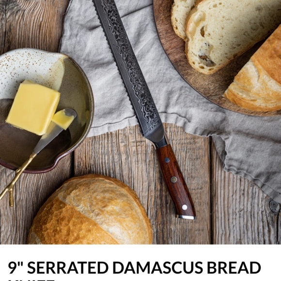 Damascus knife set plus one - Picture 2 of 2